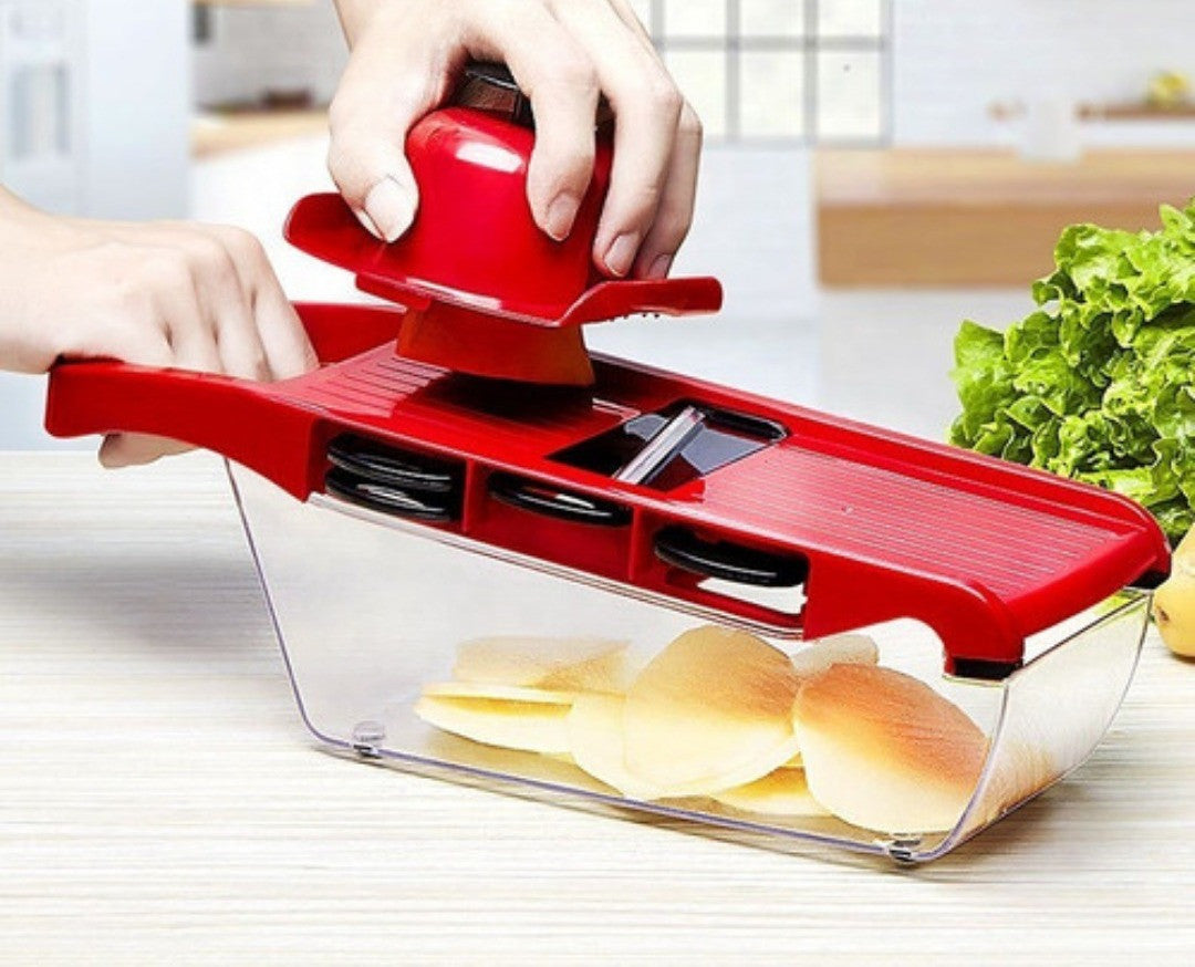 Cortador de Verduras 6 en 1 – Cocina más rápido y sin esfuerzo 🥕🔪