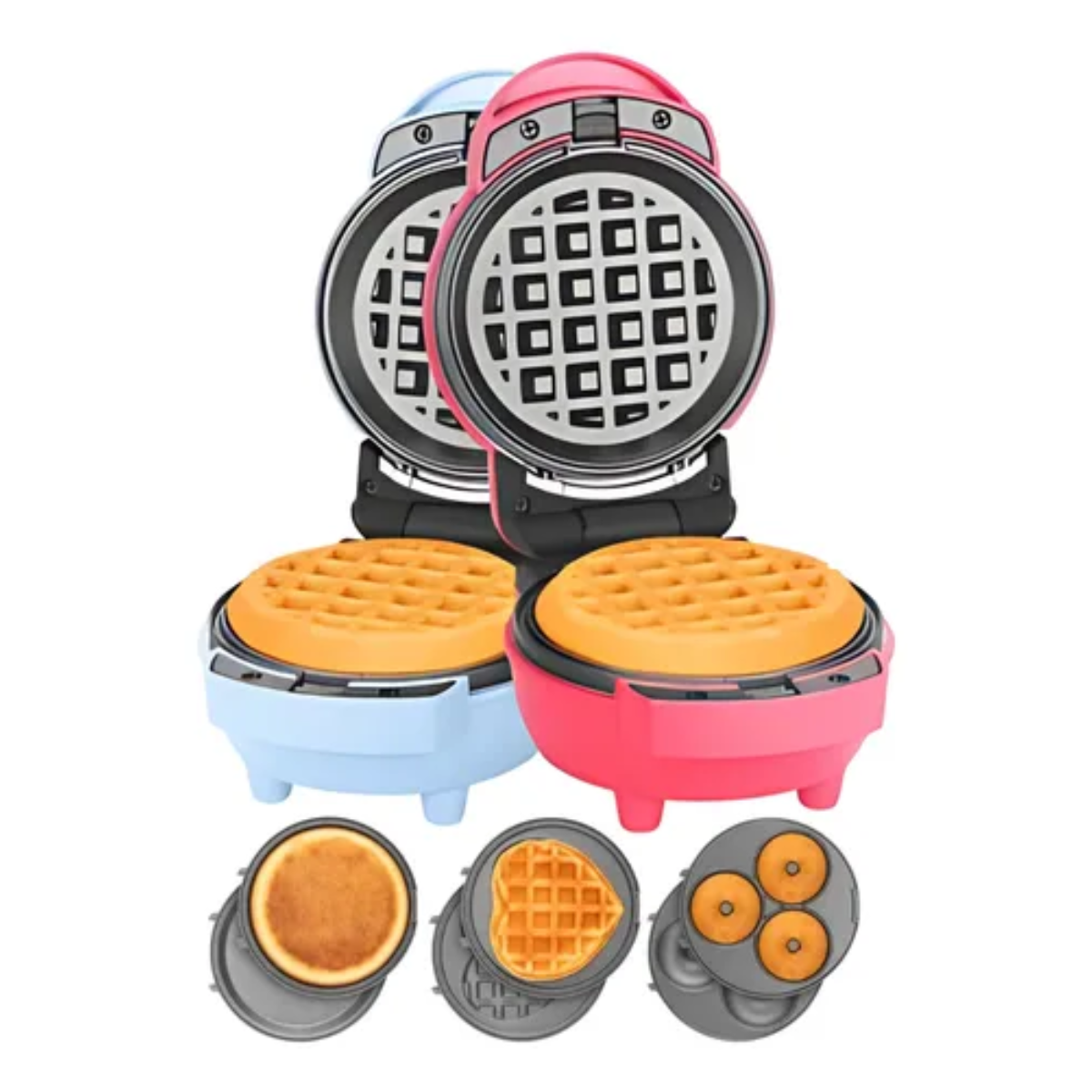 MINI WAFFLERA ANTIAHDERENTE 3 EN 1 🧇 🥞